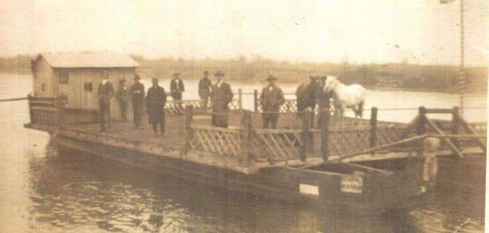 Trnjanska skela, oko 1930. godine